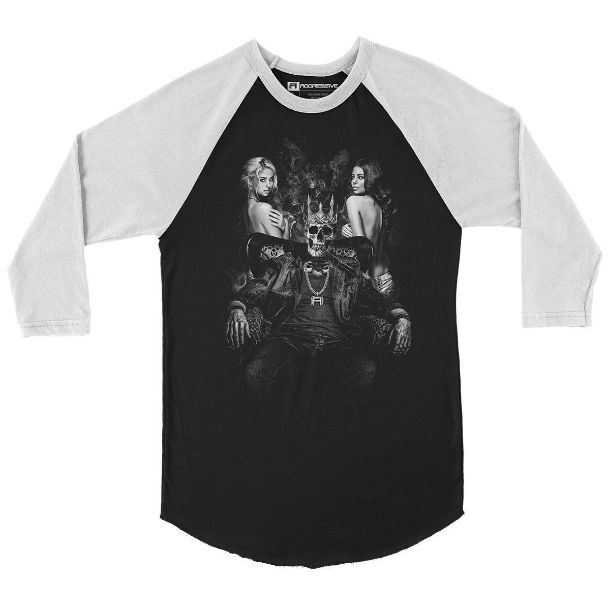 "Crowned Mortality" Raglan Tee
