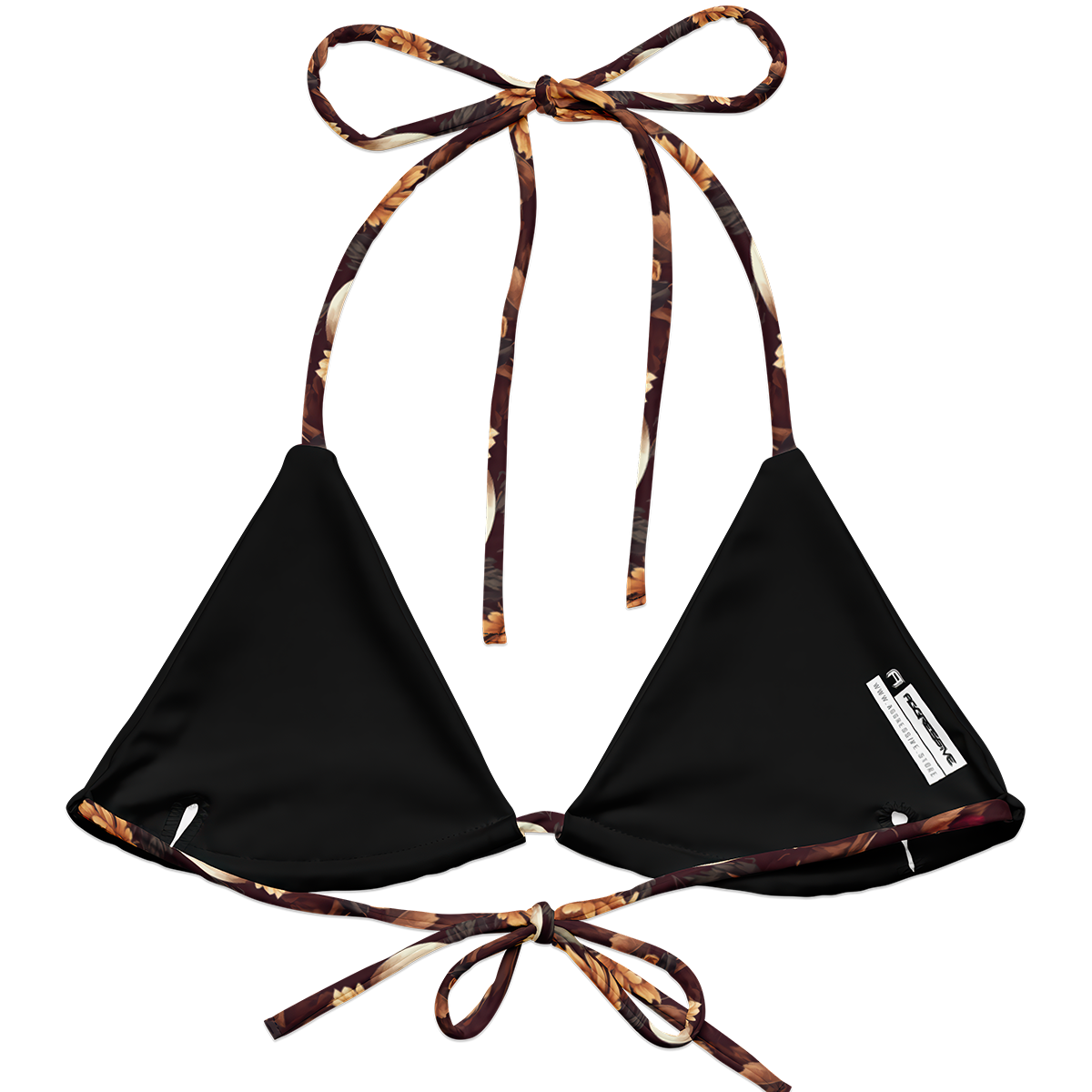 "Memento Bloom" String Bikini Top